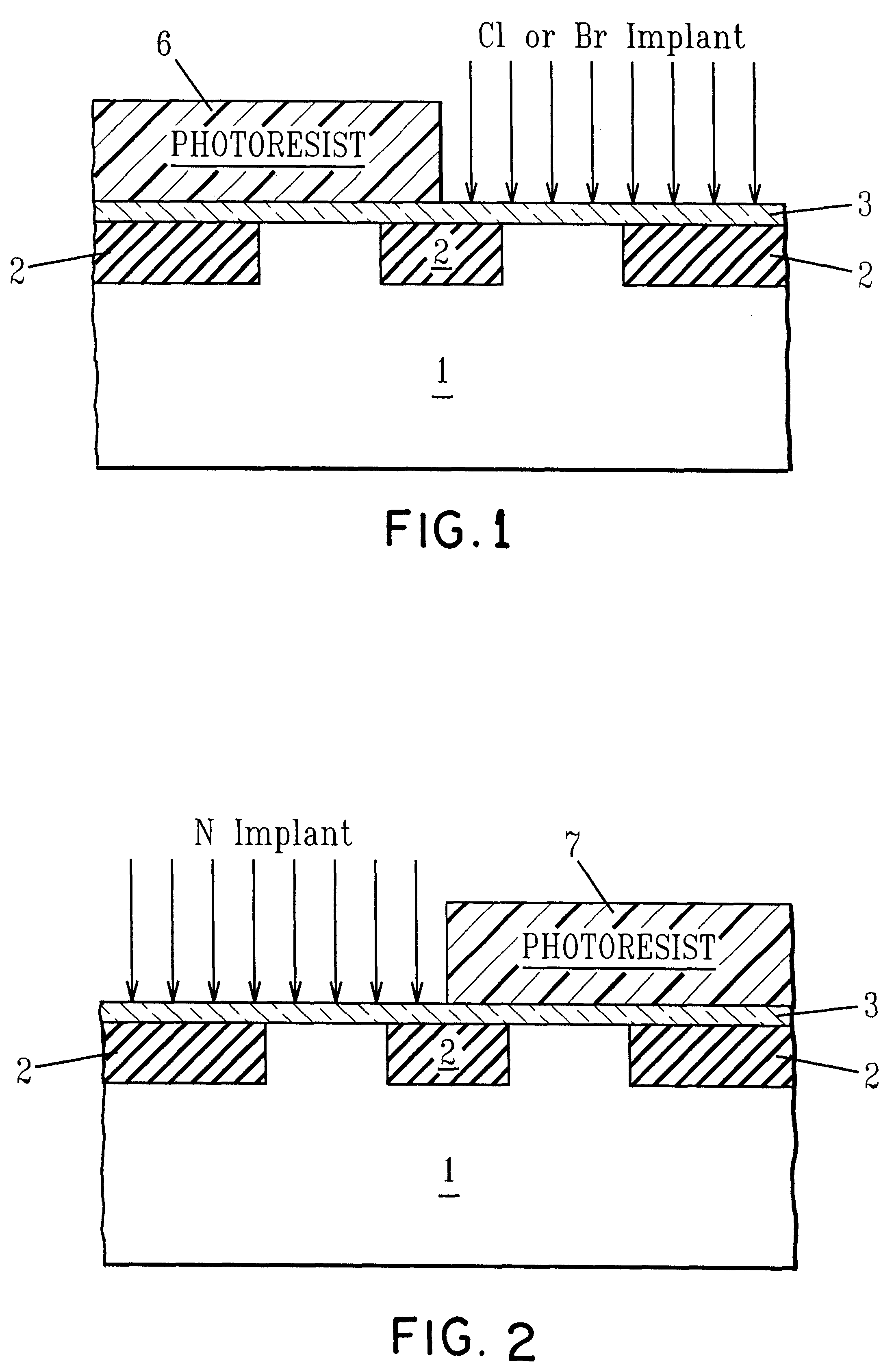 Method for fabricating different gate oxide thicknesses within the same chip
