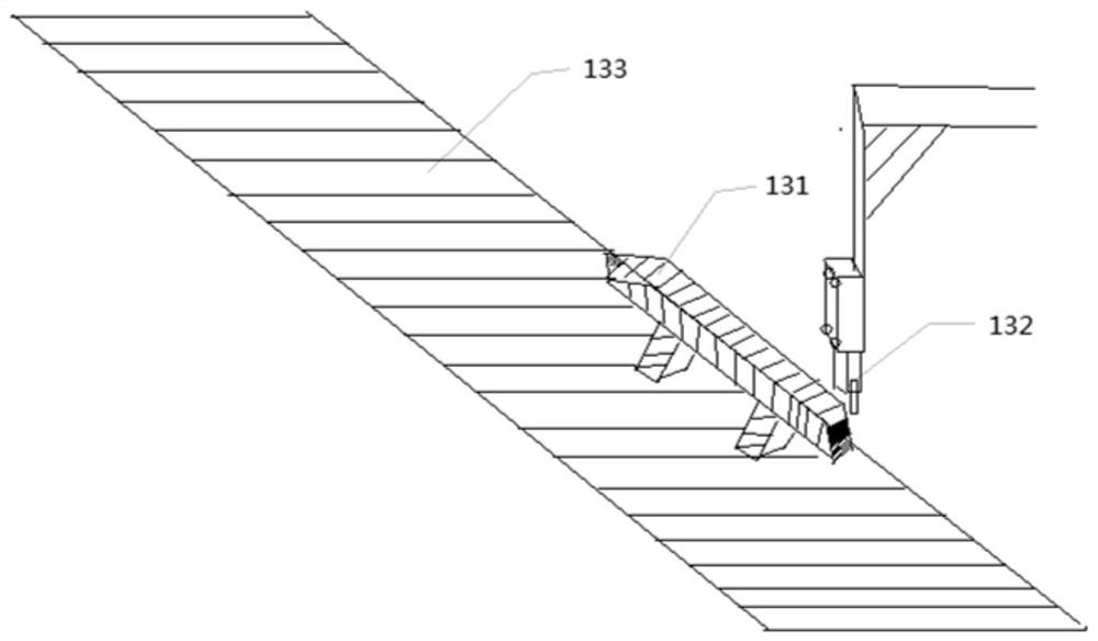 Gantry hook combined storage device and using method