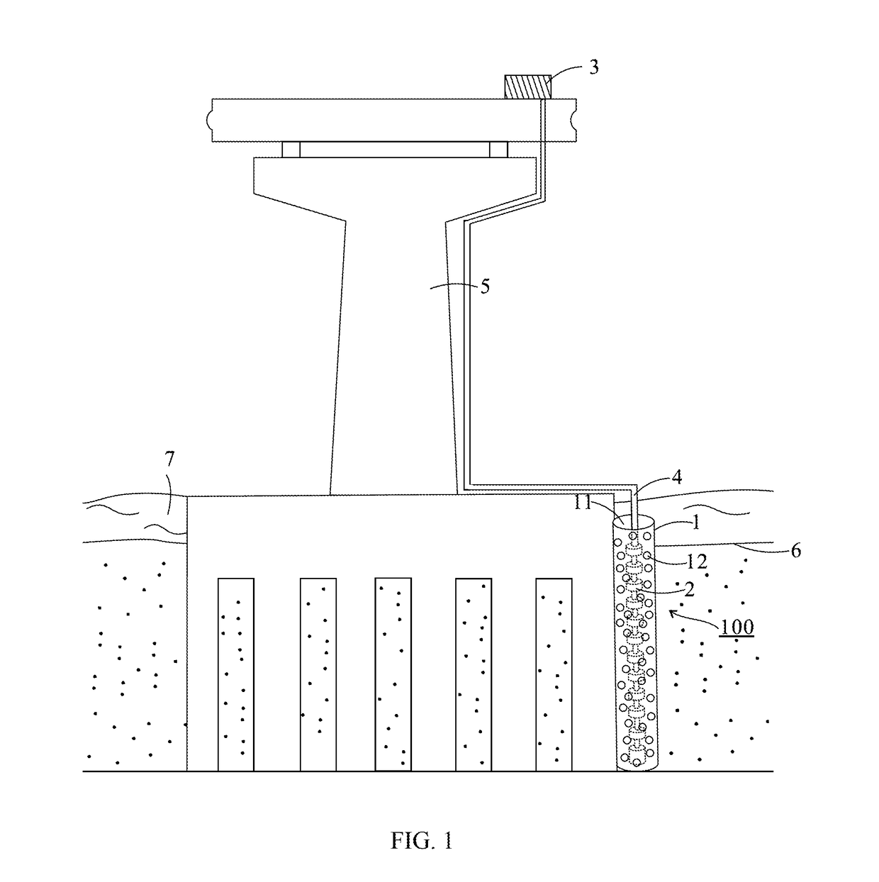 Geomorphological structure monitoring system