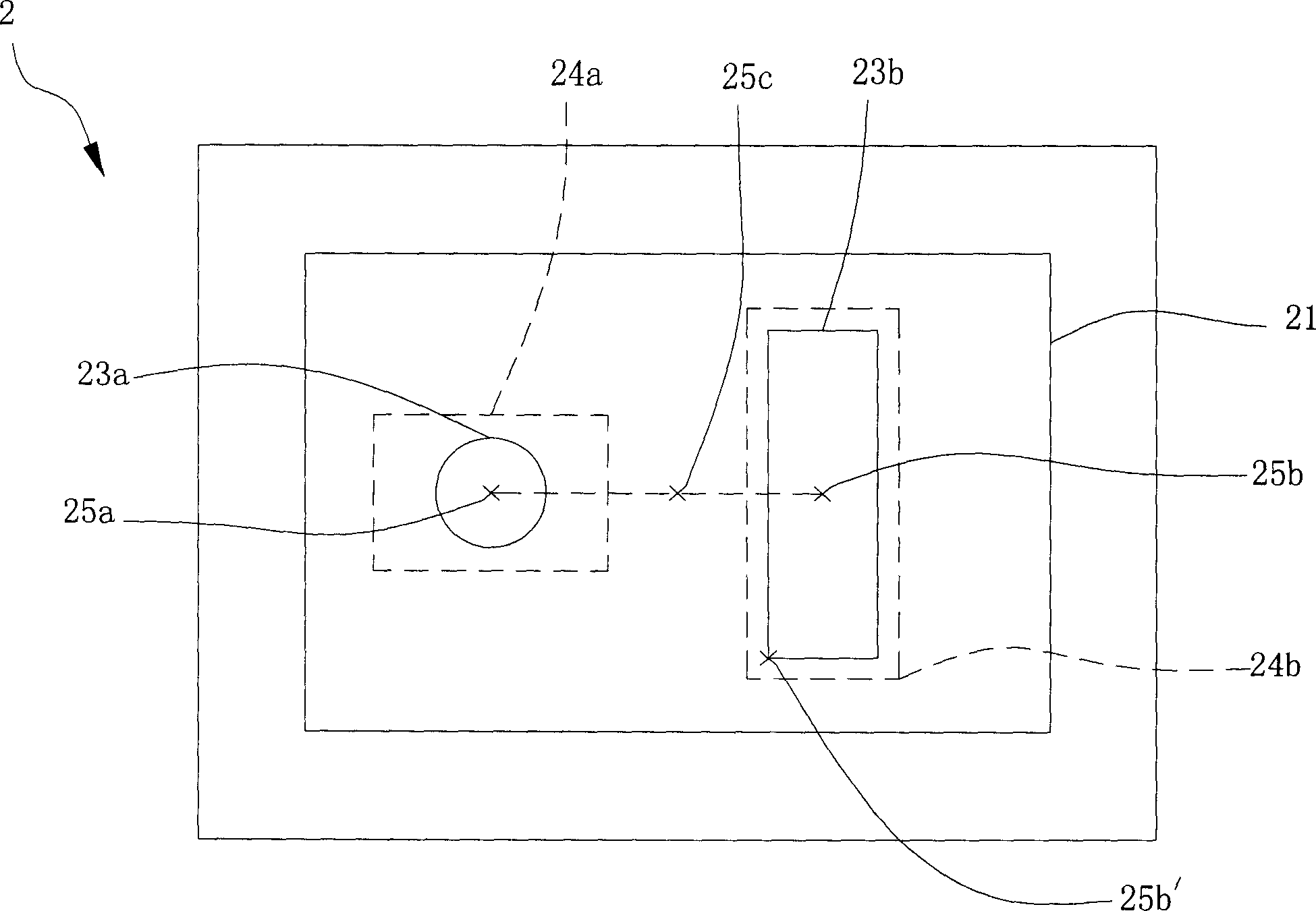 Visual contraposition method of not corresponding basis material