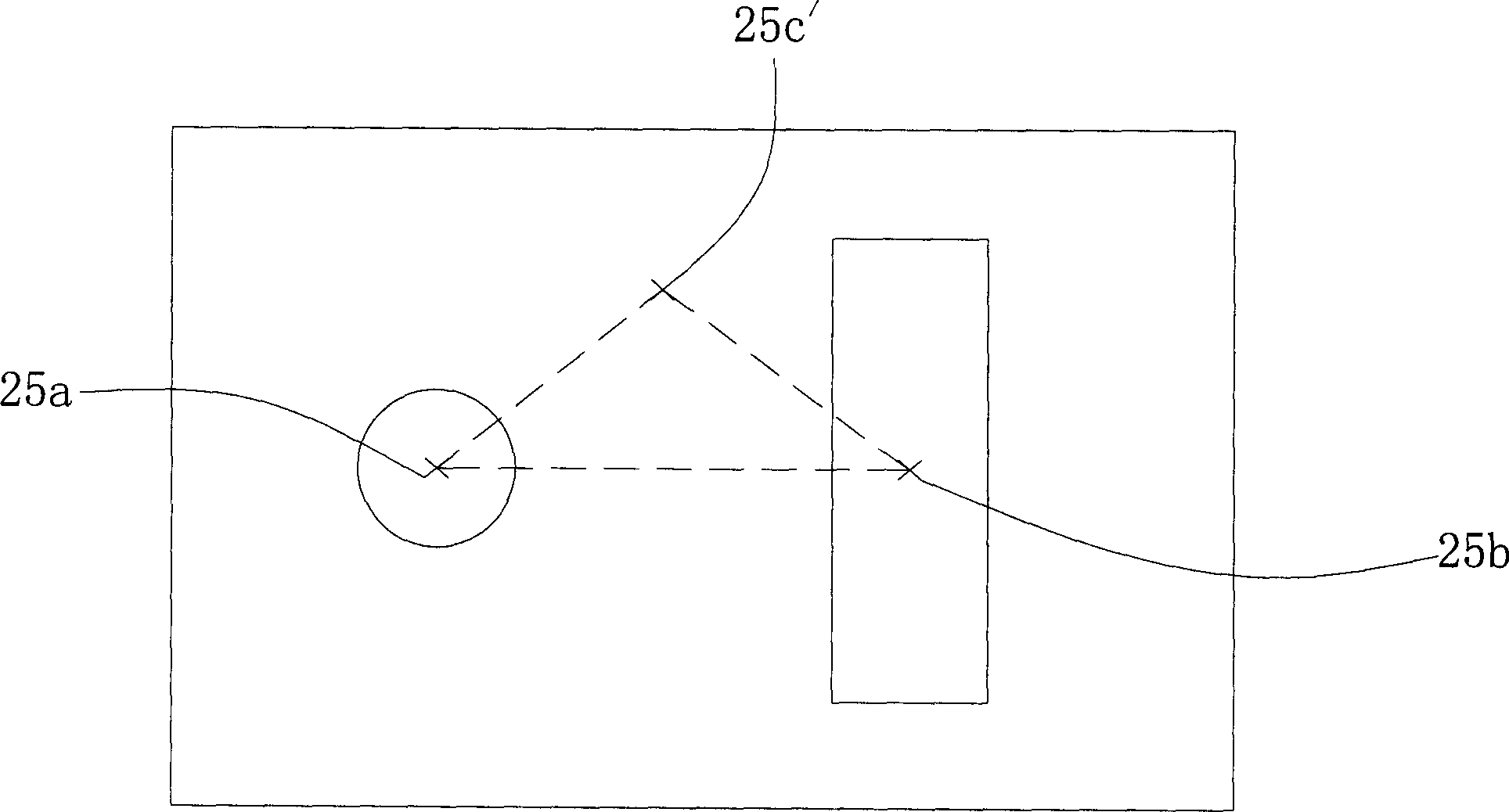 Visual contraposition method of not corresponding basis material