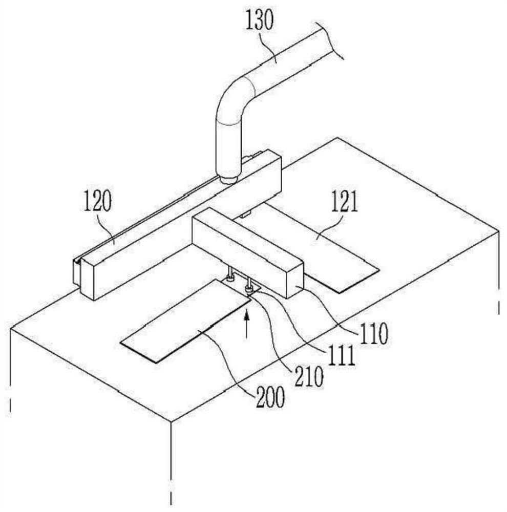 Display panel conveying device and manufacturing method of display device