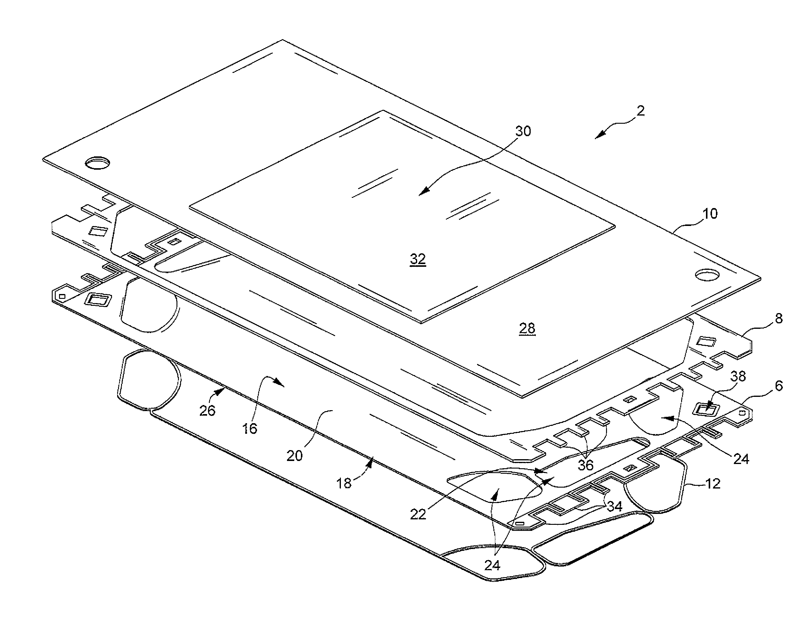 Method to provide electrical insulation between conductive plates of a hydrogen fuel cell