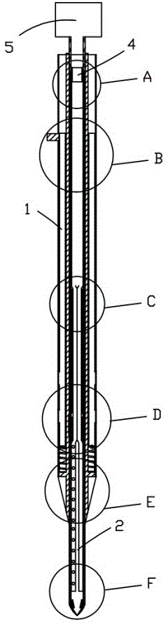 Ruminant gas puncture needle