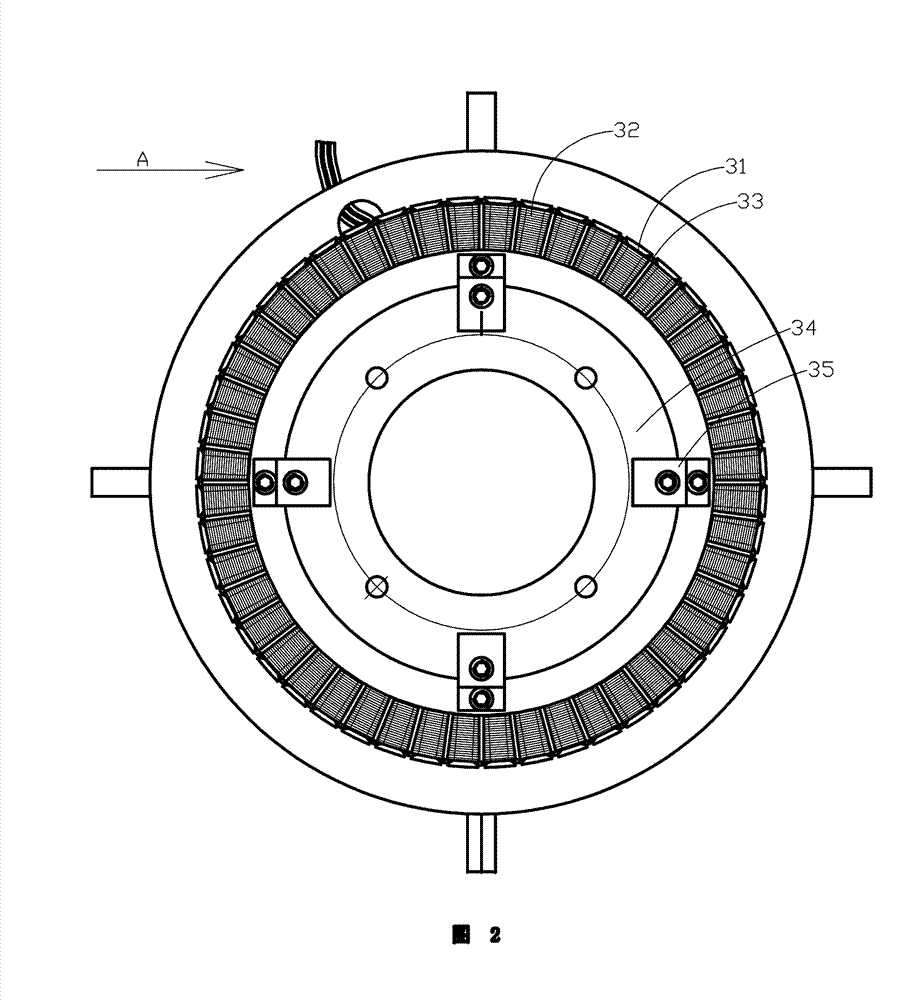 External-rotor intermediate-frequency permanent magnet generator device