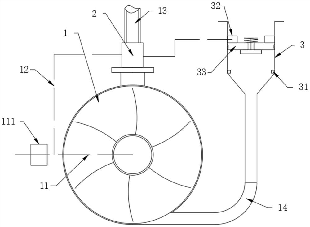 Centrifugal pump water supply device