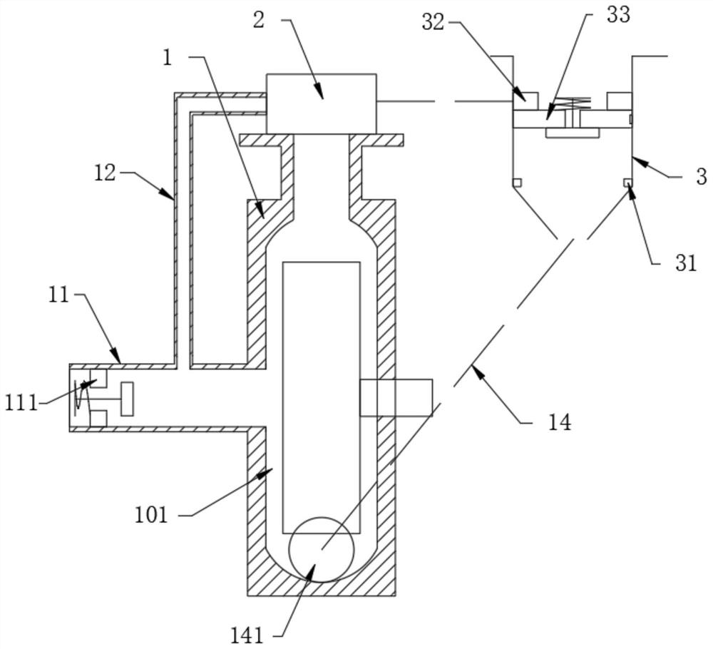Centrifugal pump water supply device