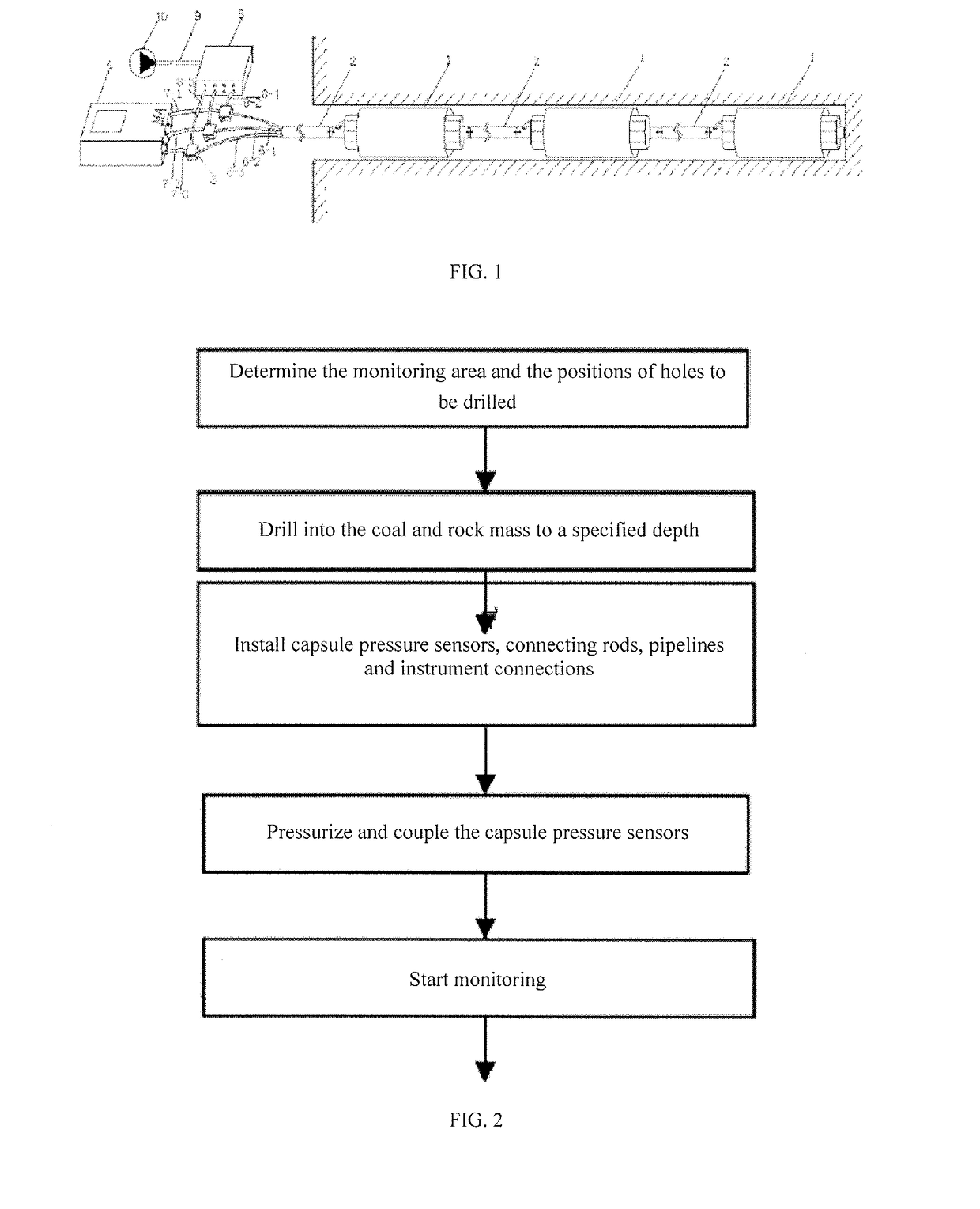 Multipoint Coal and Rock Mass Stress Real-Time Monitoring Device and Method