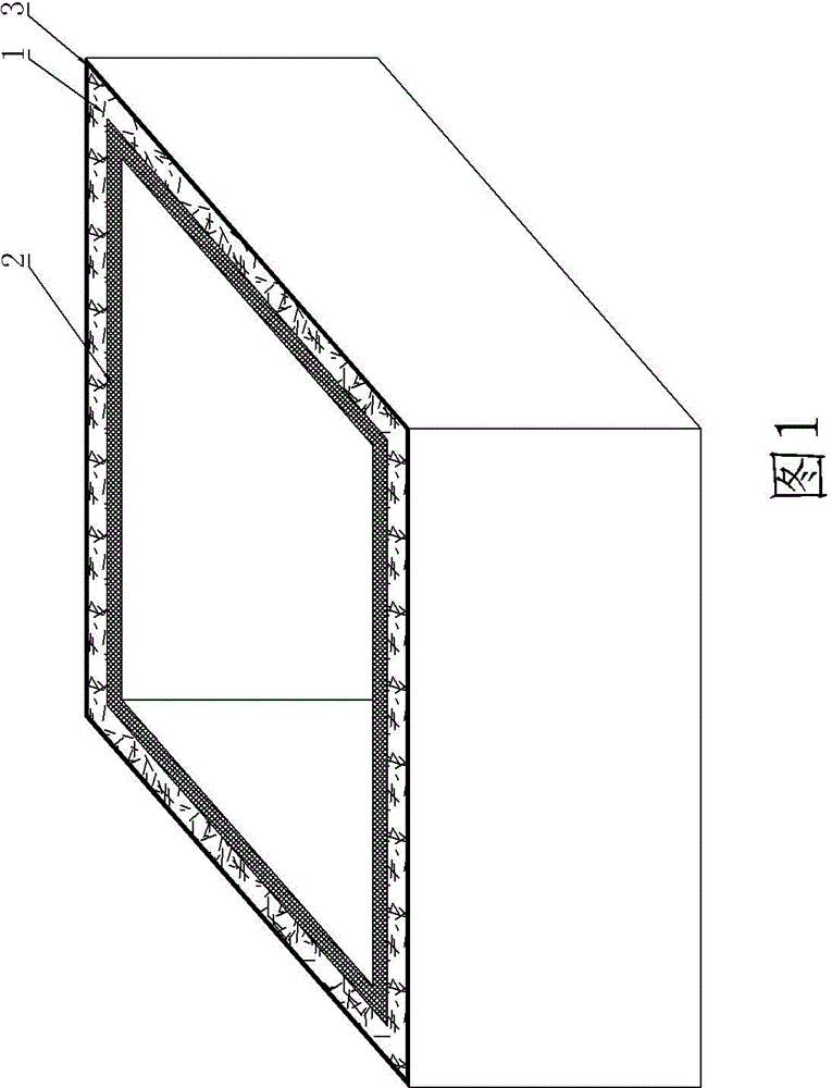 A matrix for filling cast-in-place concrete