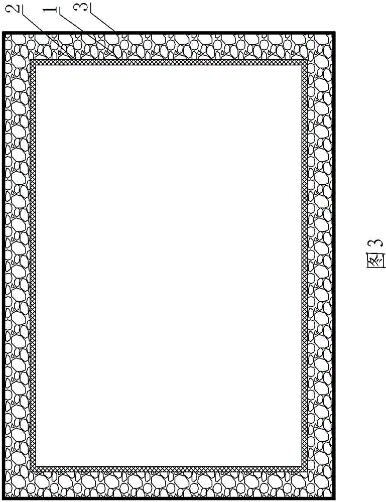 A matrix for filling cast-in-place concrete