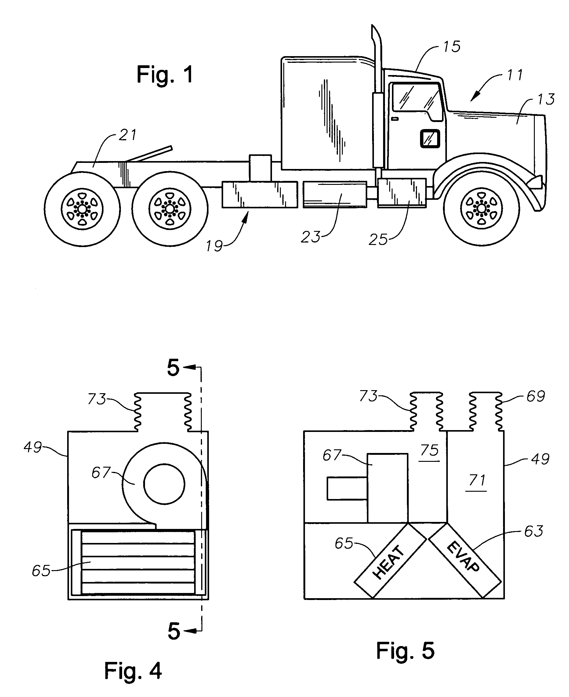 Vehicle heating and cooling system
