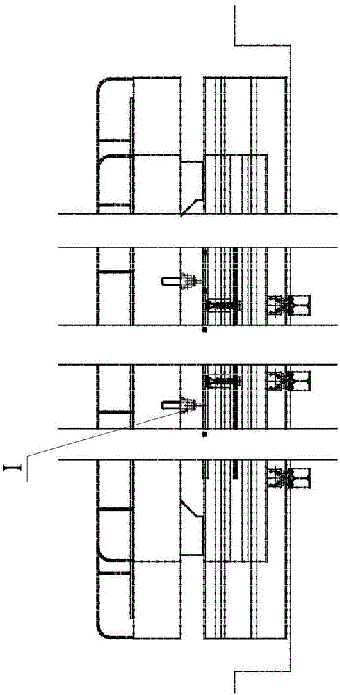 Steel plate welding end positioning mechanism