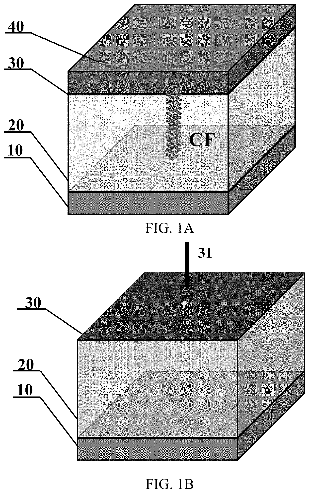 Conductive bridge semiconductor component and manufacturing method therefor