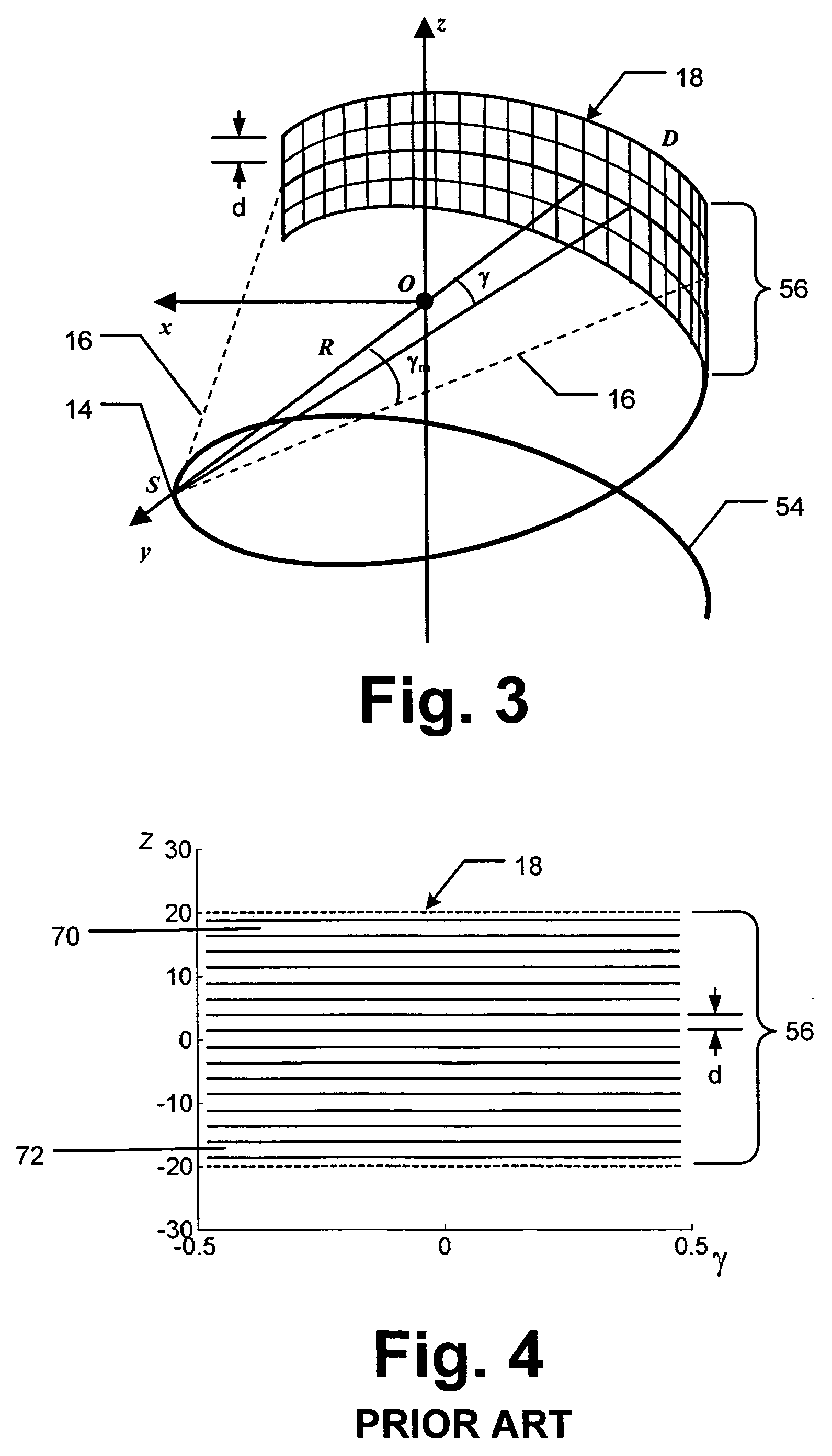 Method and apparatus for obtaining data for reconstructing images of an object