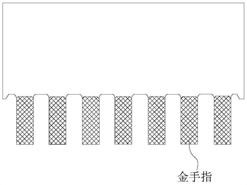 A kind of manufacturing method of golden finger circuit board