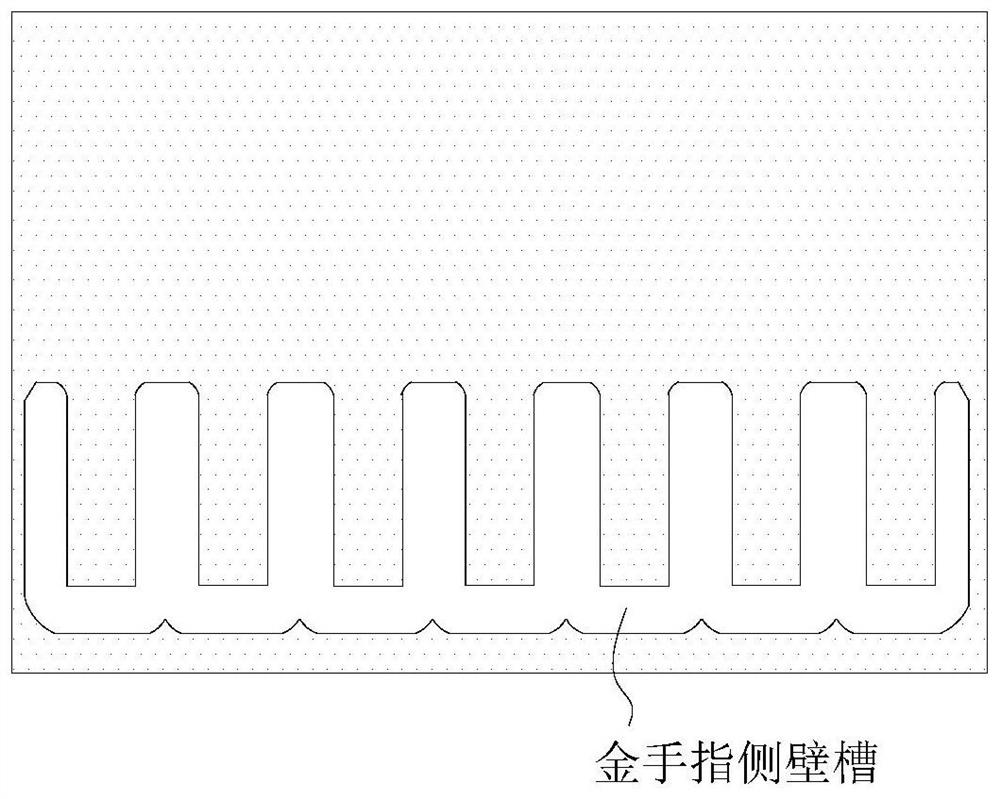 A kind of manufacturing method of golden finger circuit board