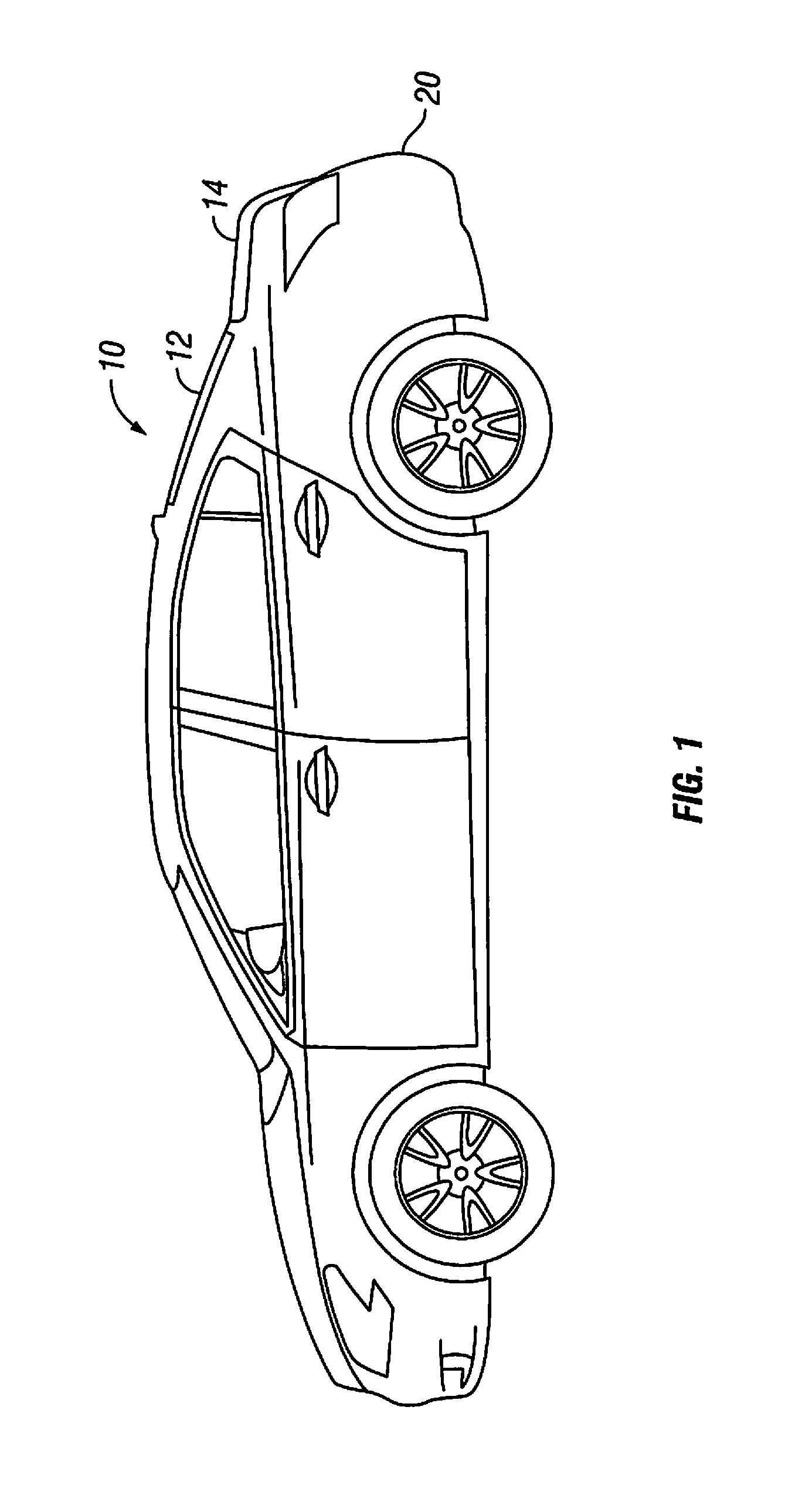 Vehicle noise reducing assembly