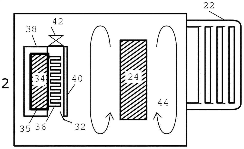 Cooling arrangement for a high voltage power device