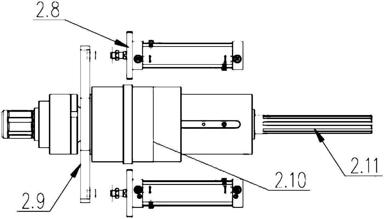 Small turret-type double-station automatic winding and unwinding device