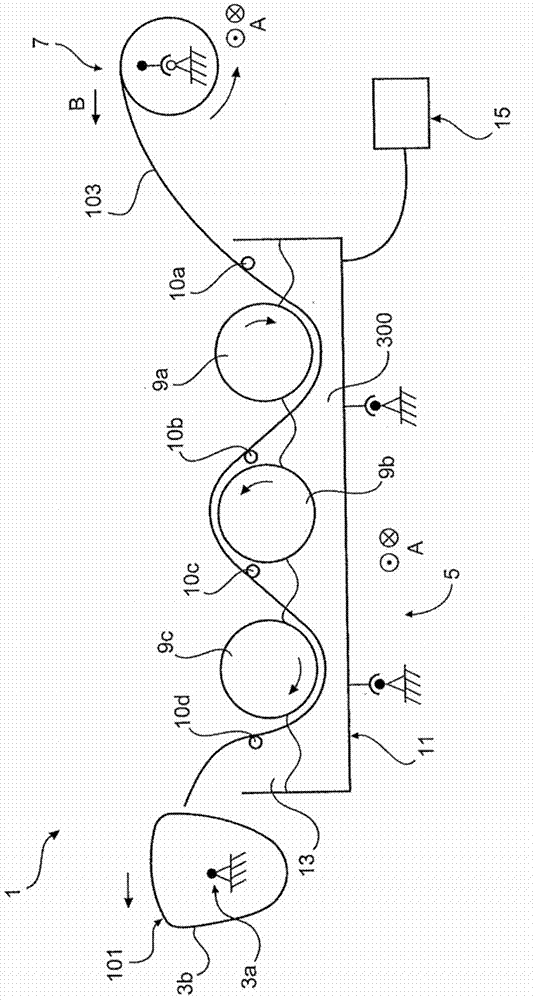Device and method for producing semifinished products for wind power system rotor blades and rotor blade and wind energy system produced therewith
