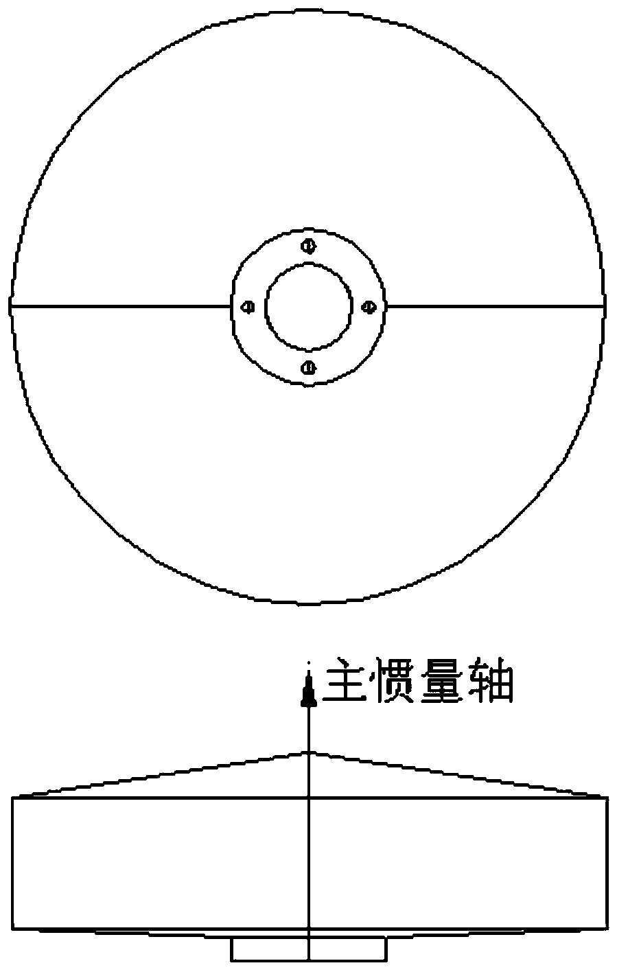 A three-flywheel integrated layout device and its installation and adjustment method