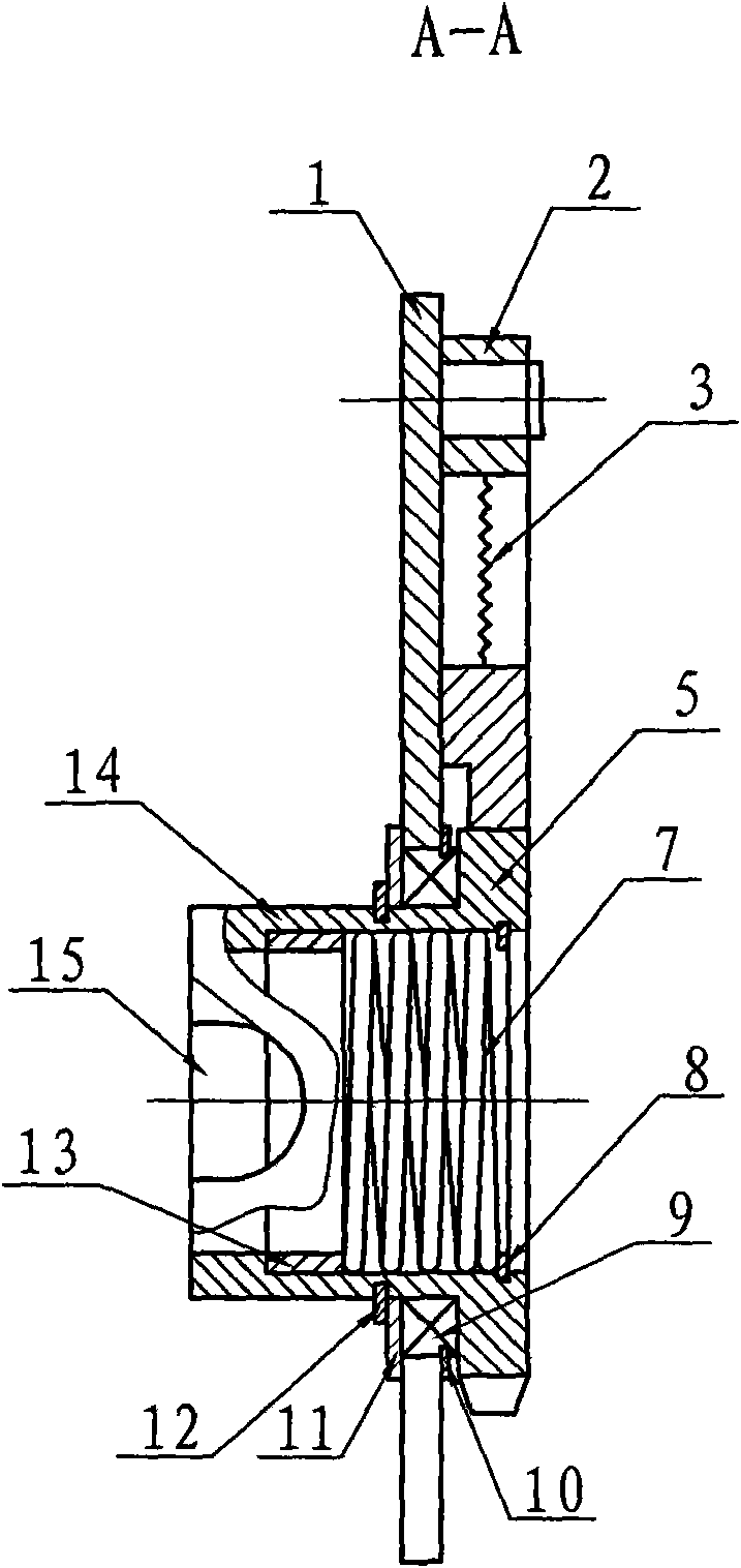 External anti-reversal starting device of single-cylinder diesel engine and use method thereof