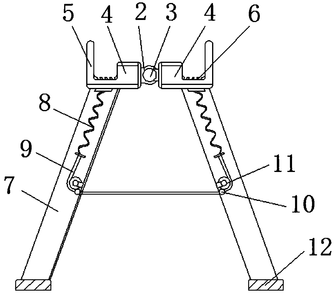 Folding ladder for library management