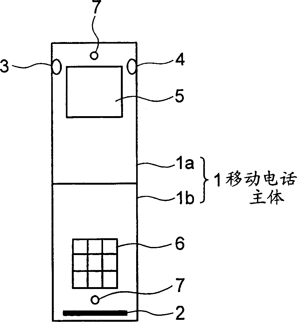 Portable terminal and portable terminal communication method