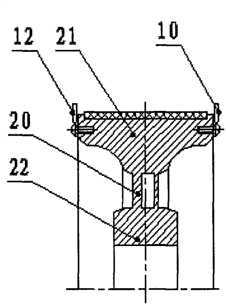 A through-type liquid-cooled self-circulation drive motor
