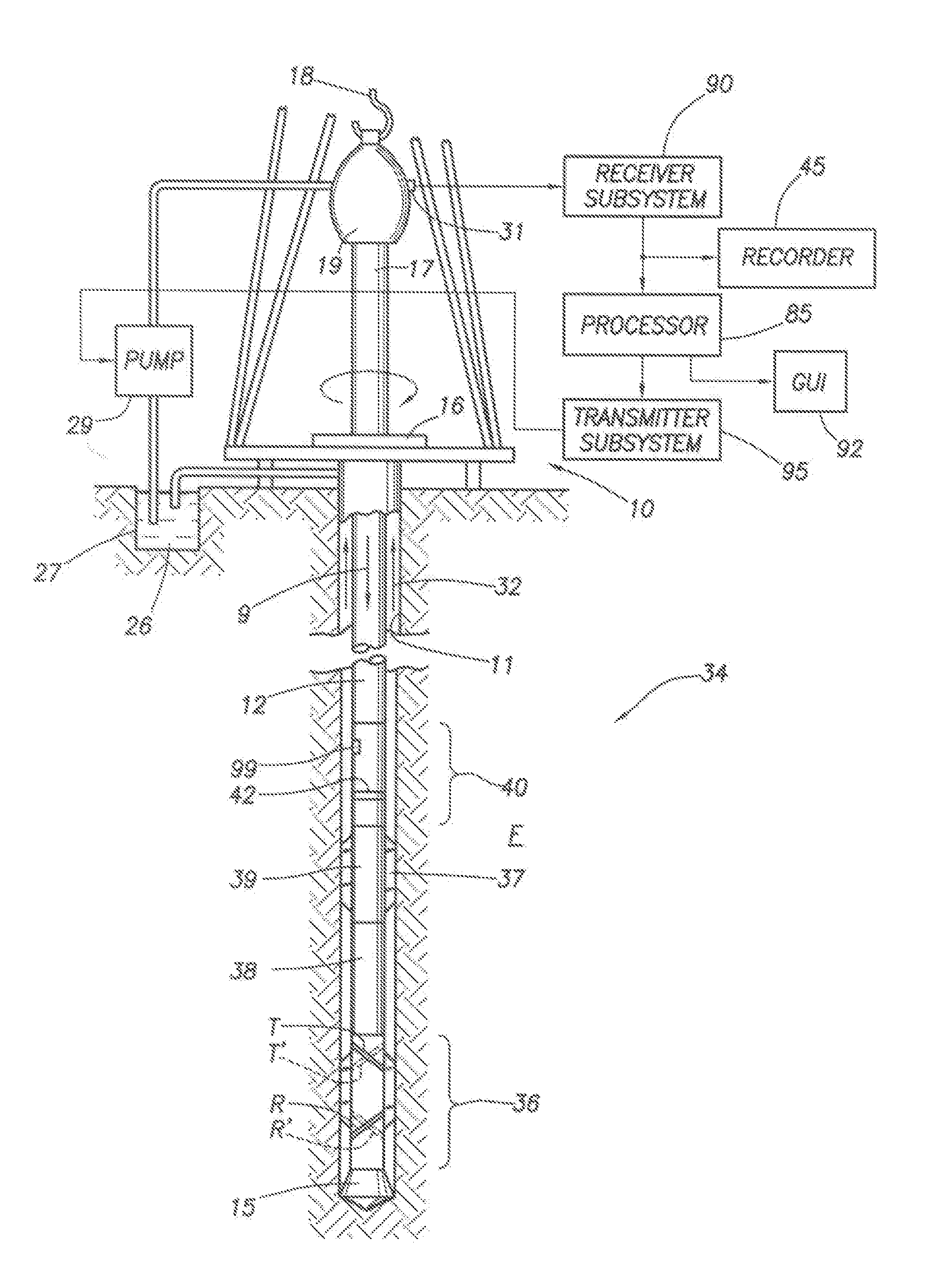 Method for characterizing a subsurface formation with a logging instrument disposed in a borehole penetrating the formation