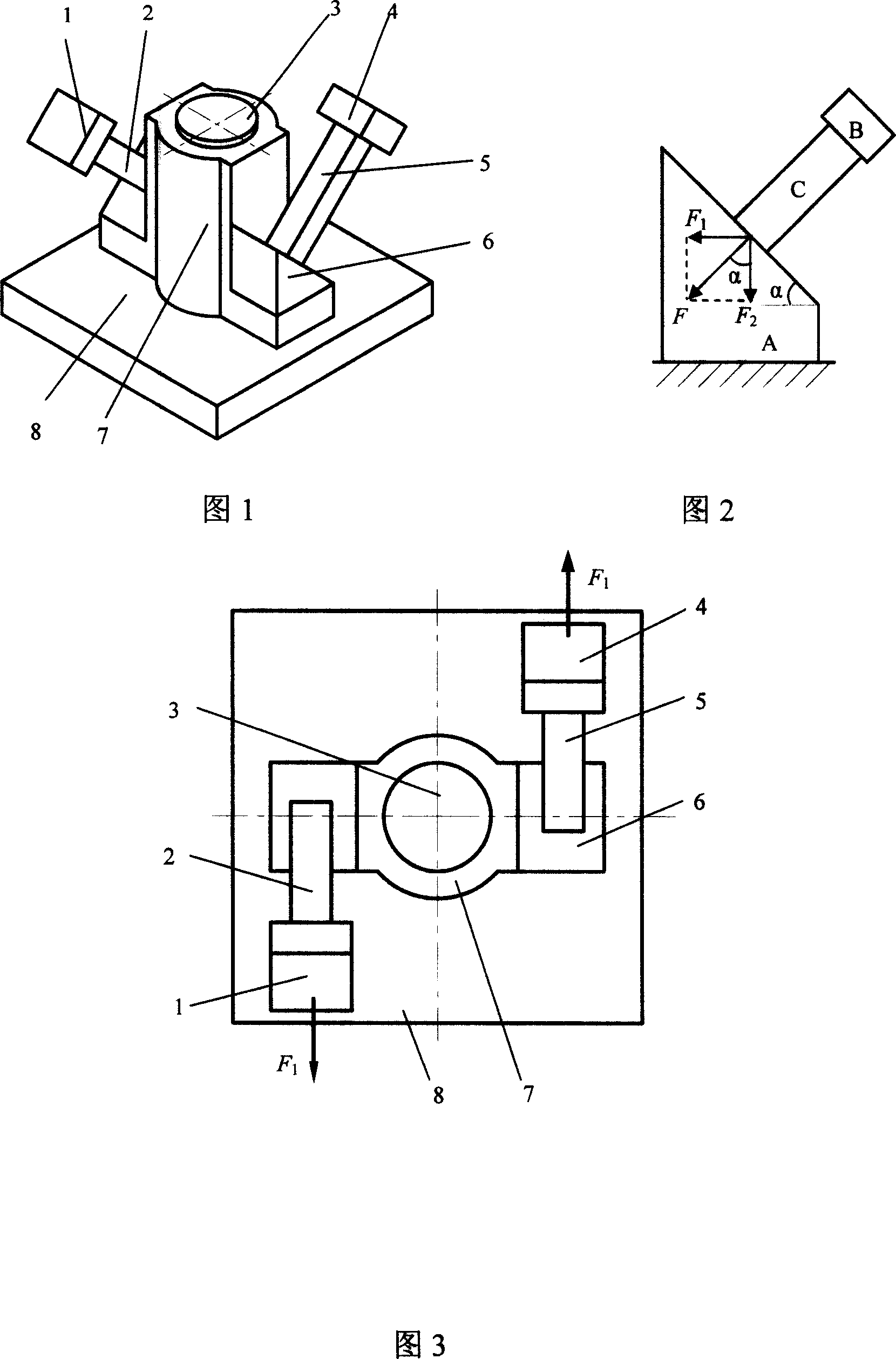 Contact surface positive pressure varying piezoelectric rotating driver