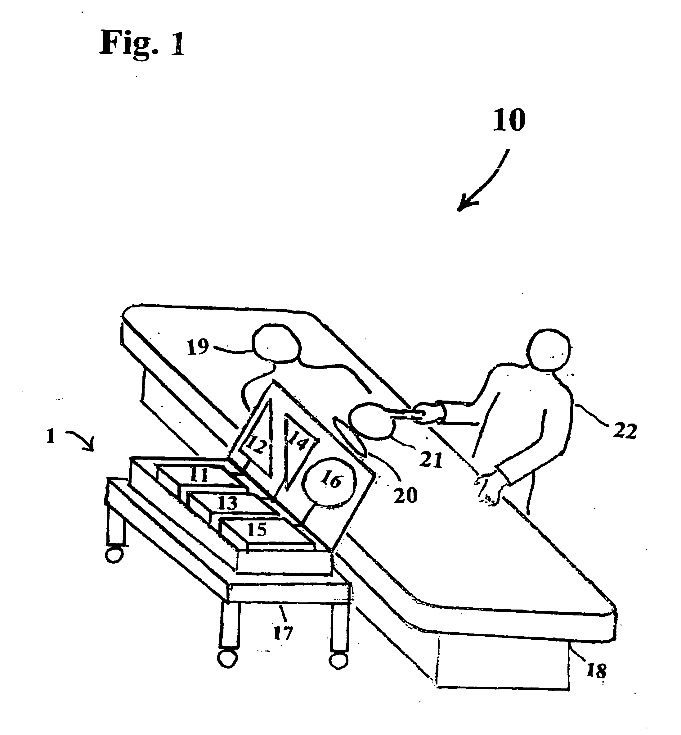 Multiplex system for the detection of surgical implements within the wound cavity