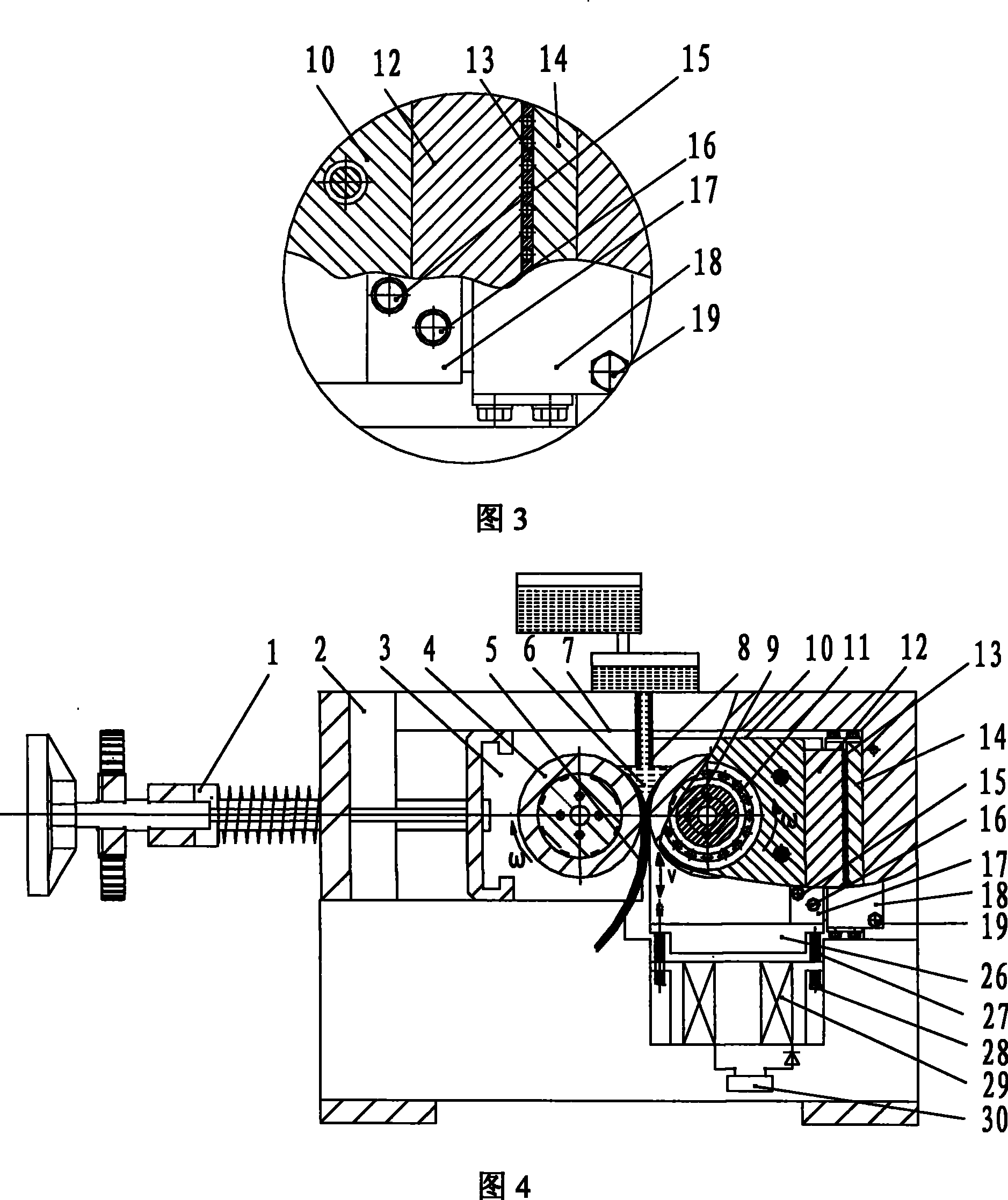 Oscillatory type double roll strip casting mill