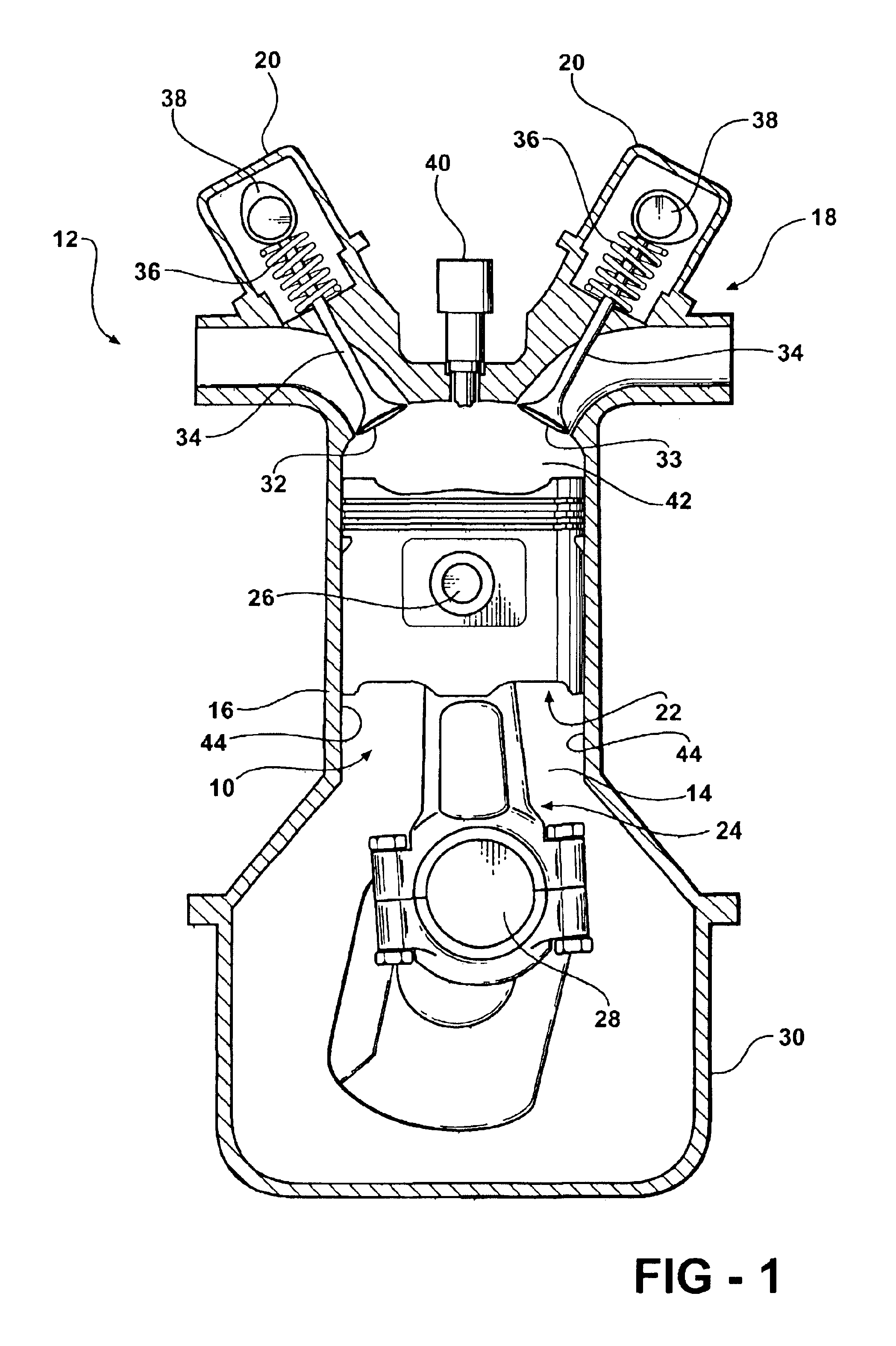 Piston and connecting rod assembly having phosphatized bushingless connecting rod and profiled piston pin