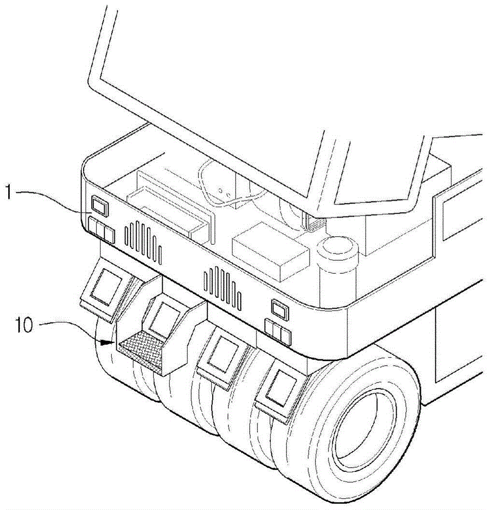 Foldable step for construction vehicle and construction vehicle provided with such step