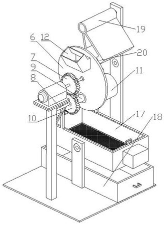 A wheat flour milling device for food processing