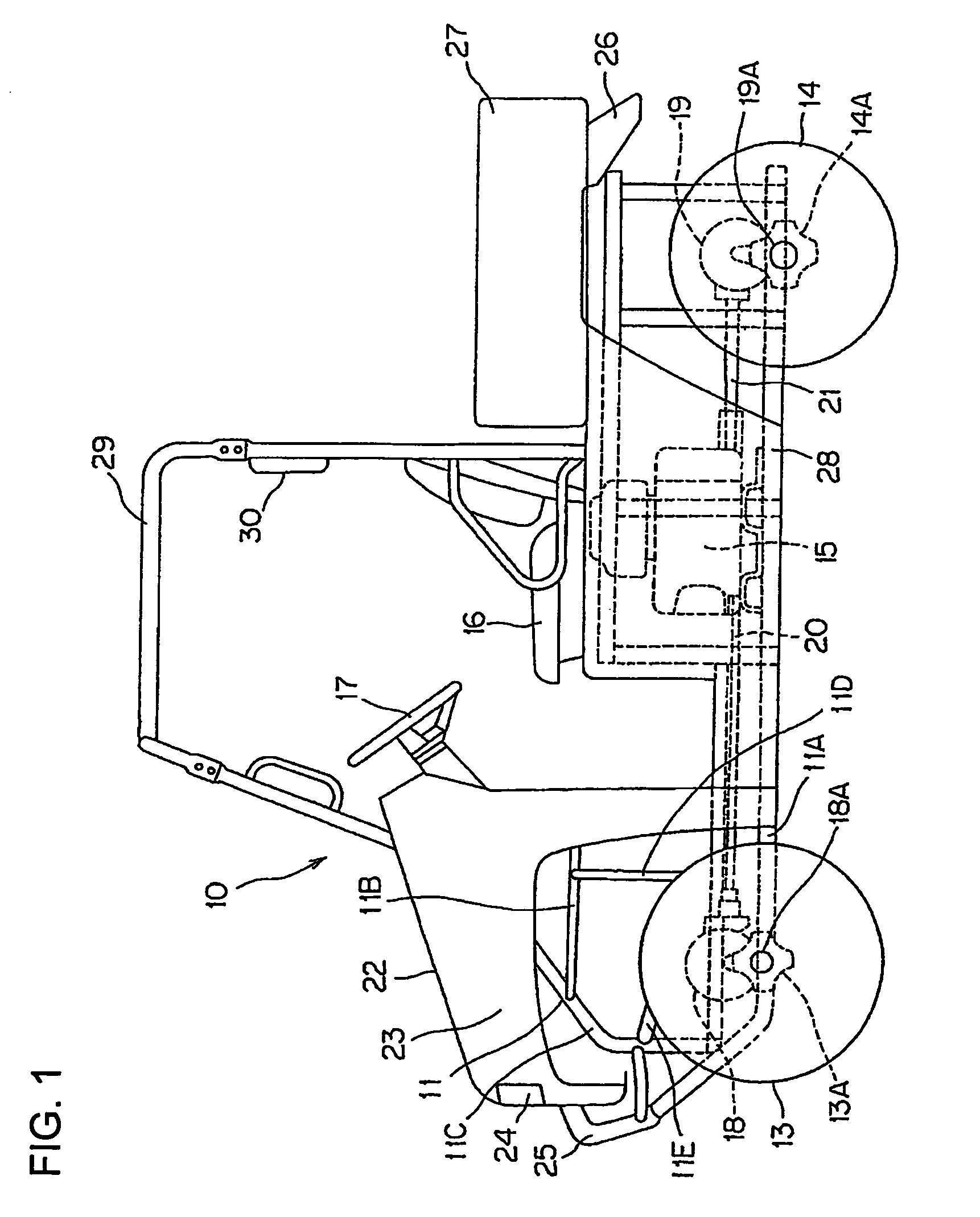 Suspension arm assembly for a vehicle, and vehicle incorporating same