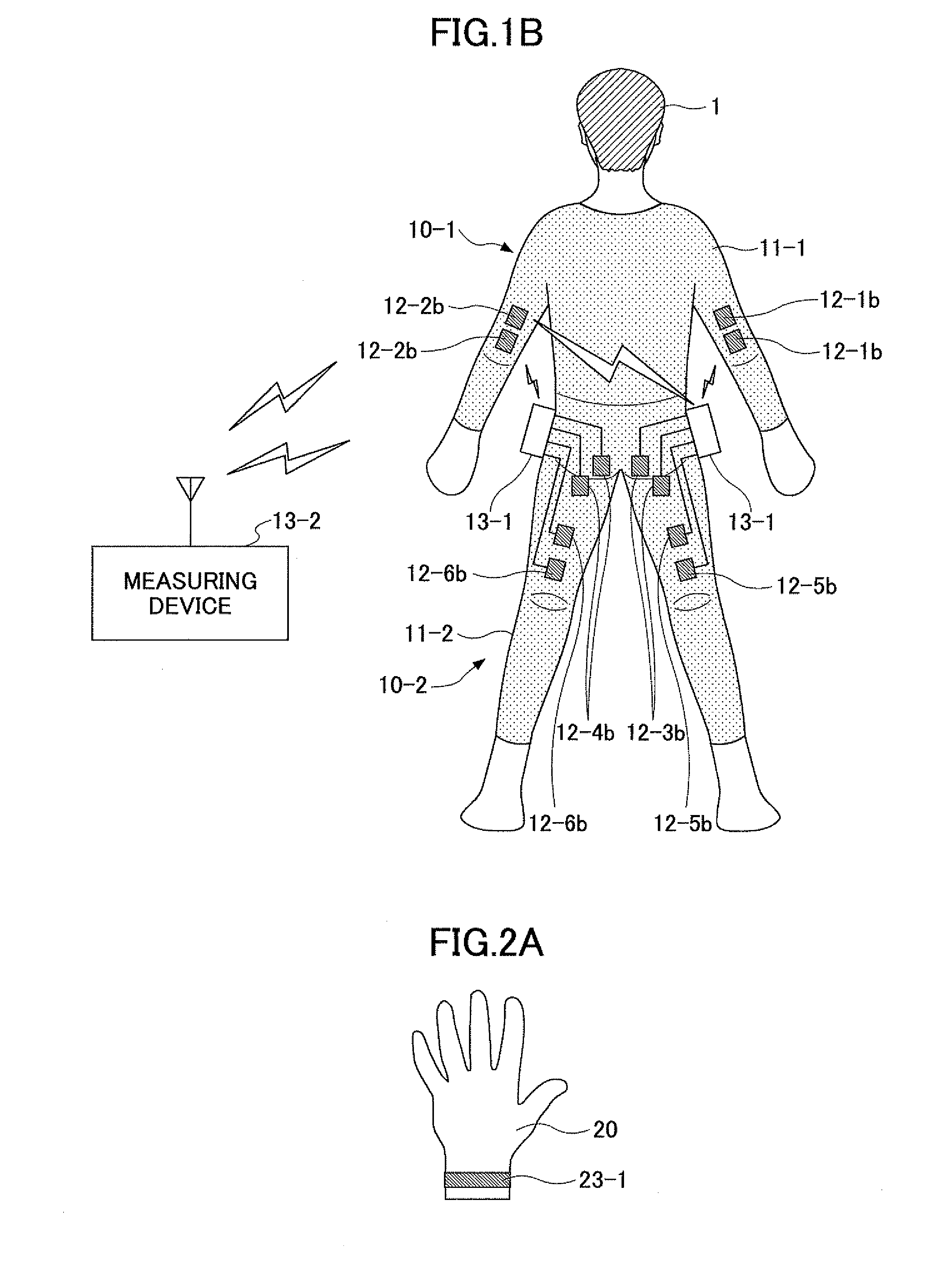 Biological signal measuring wearing device and wearable motion assisting apparatus