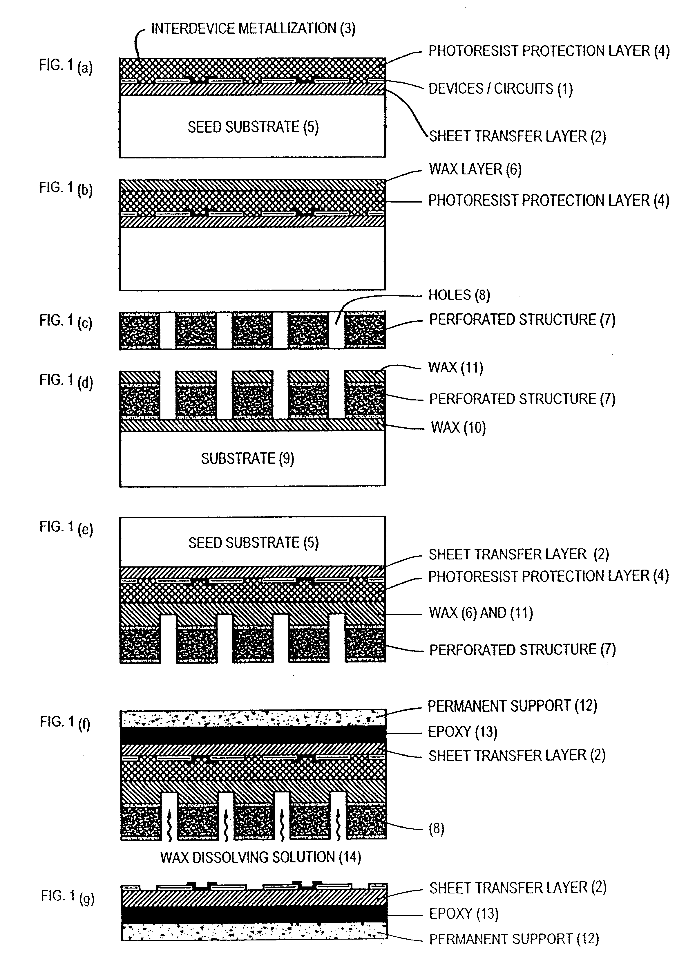 Method for transferring semiconductor device layers to different substrates