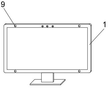 LCD display screen capable of filtering light automatically