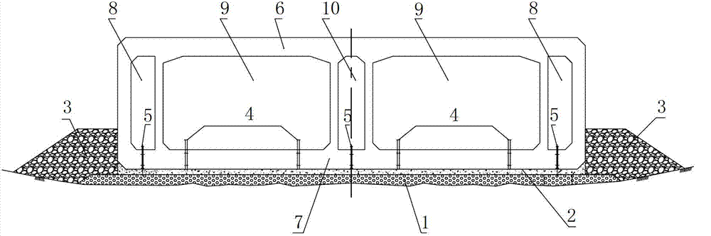 Underwater grouting grout based on soft-base large immersed tunnel foundation and grouting process thereof