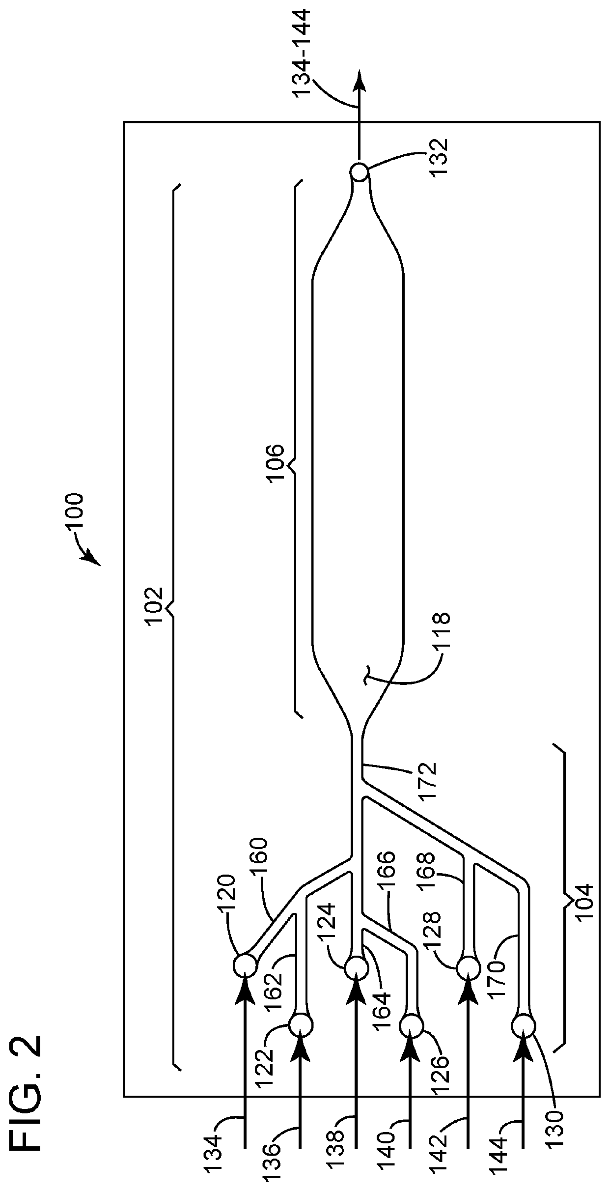 Flow cell with integrated manifold