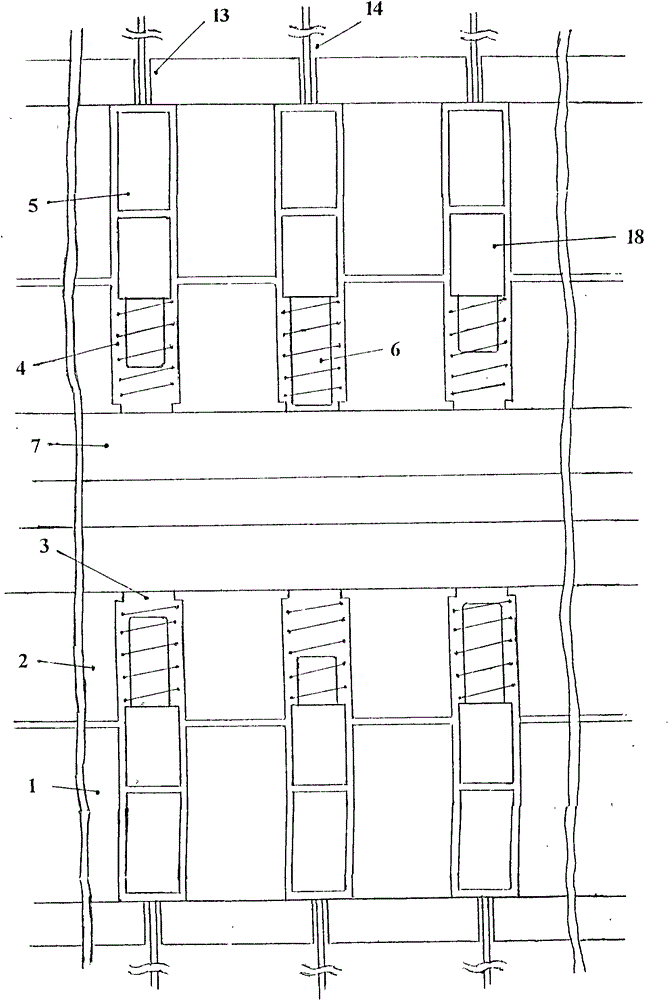 Master device for billiard inverse motion cashbox lock core