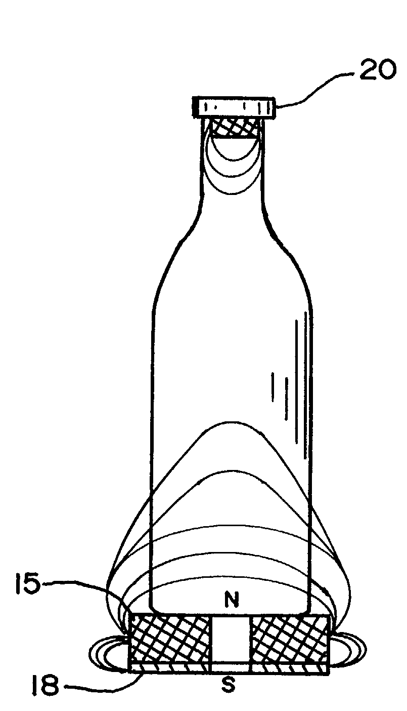 Apparatus for improving the taste of beverages