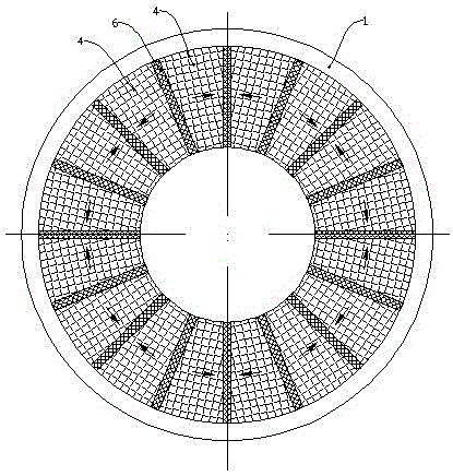 Inter-shaft permanent magnetic coupling mechanism