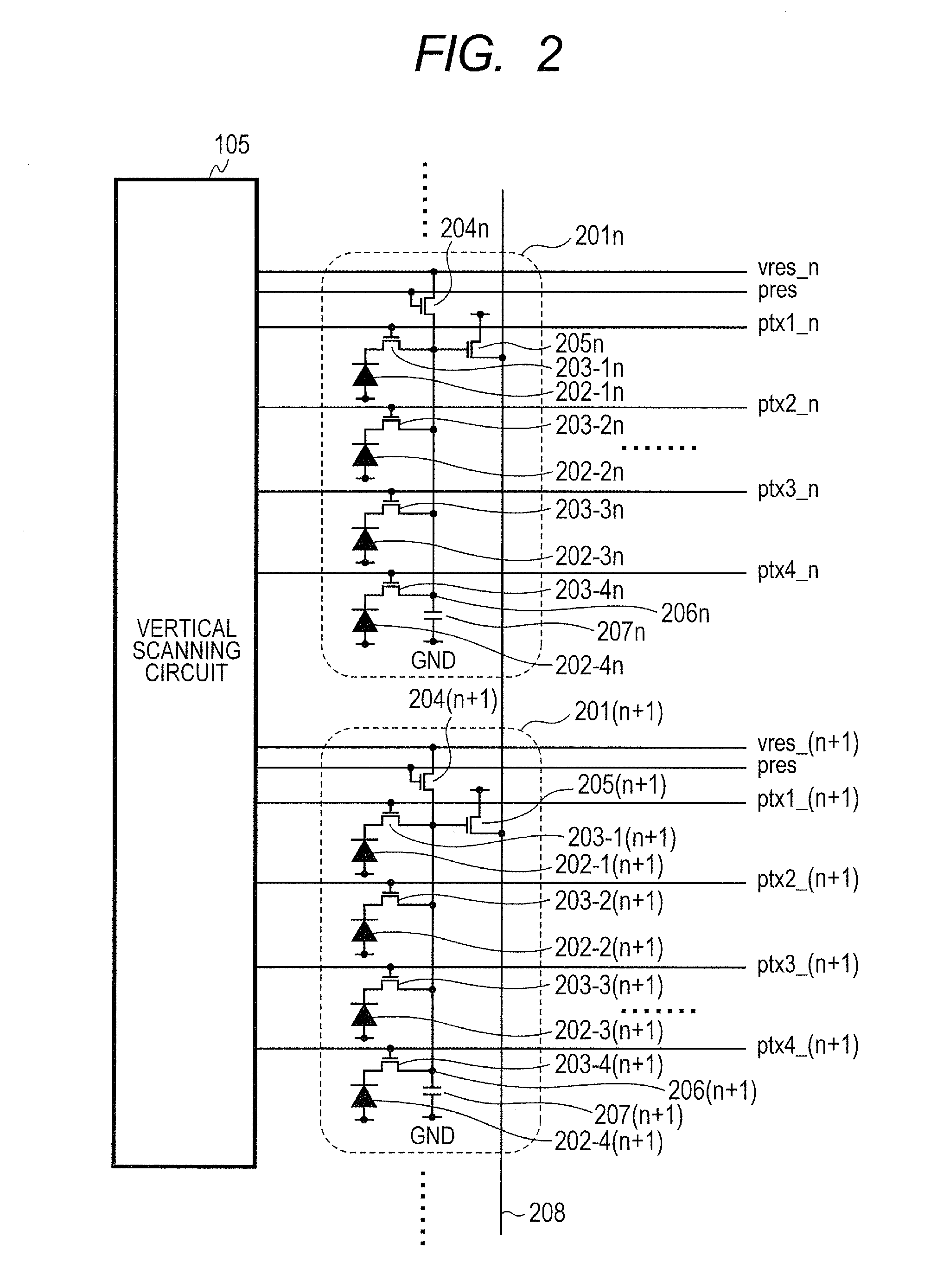 Imaging apparatus and driving method of the imaging apparatus
