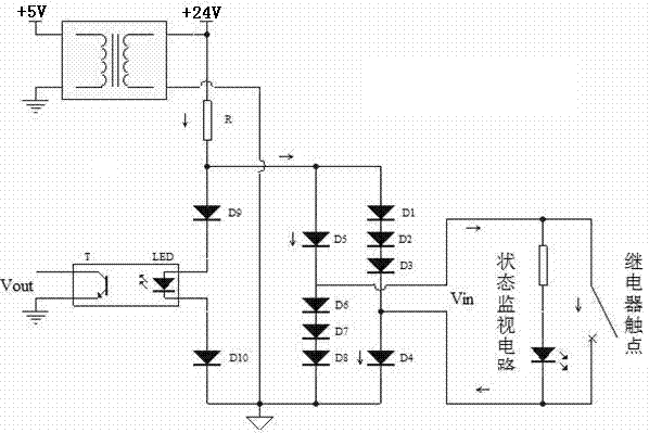 Active and passive input self-adaptive circuit for relay protection testing device