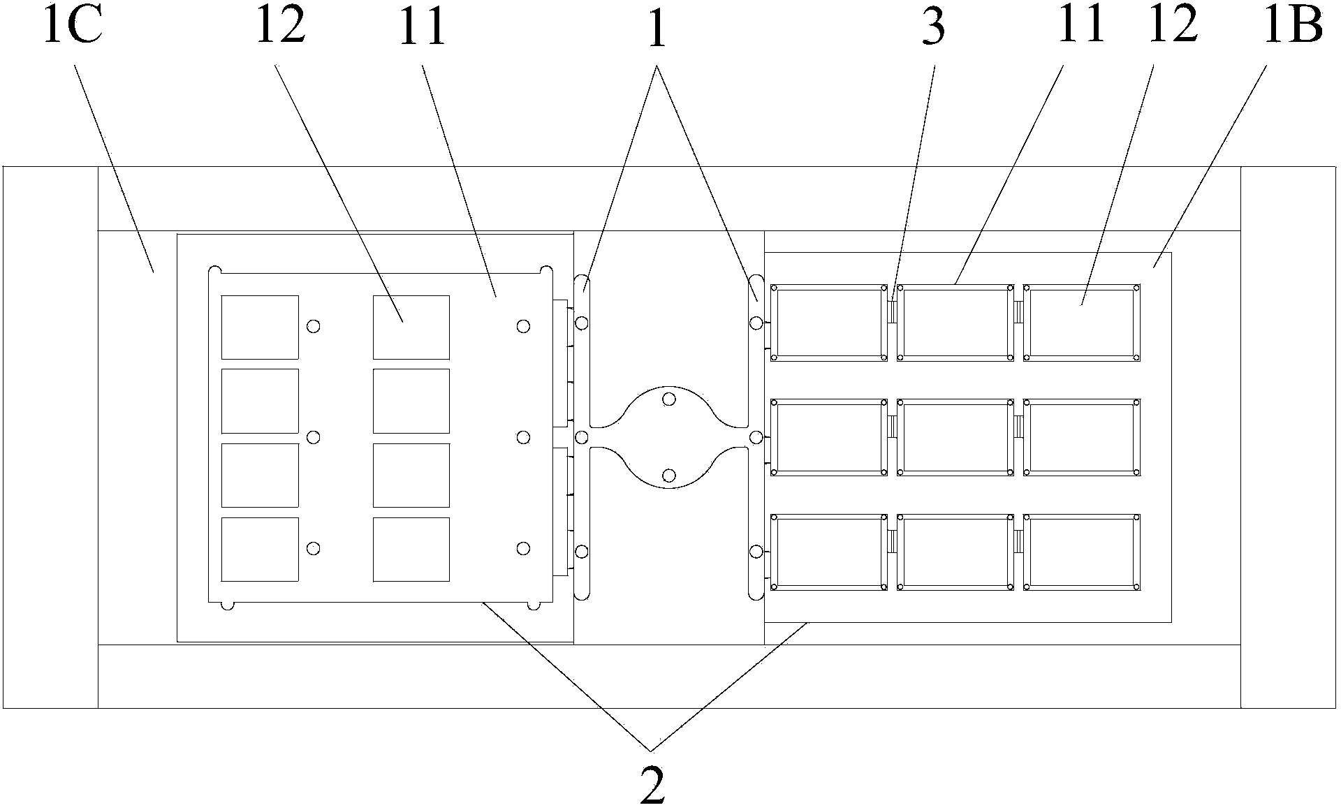 Mold for detecting mold flow marks of epoxy molding plastic