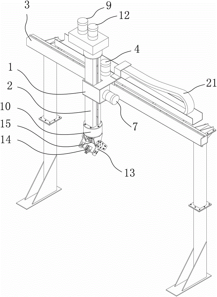 Mechanical arm for high-speed carrying