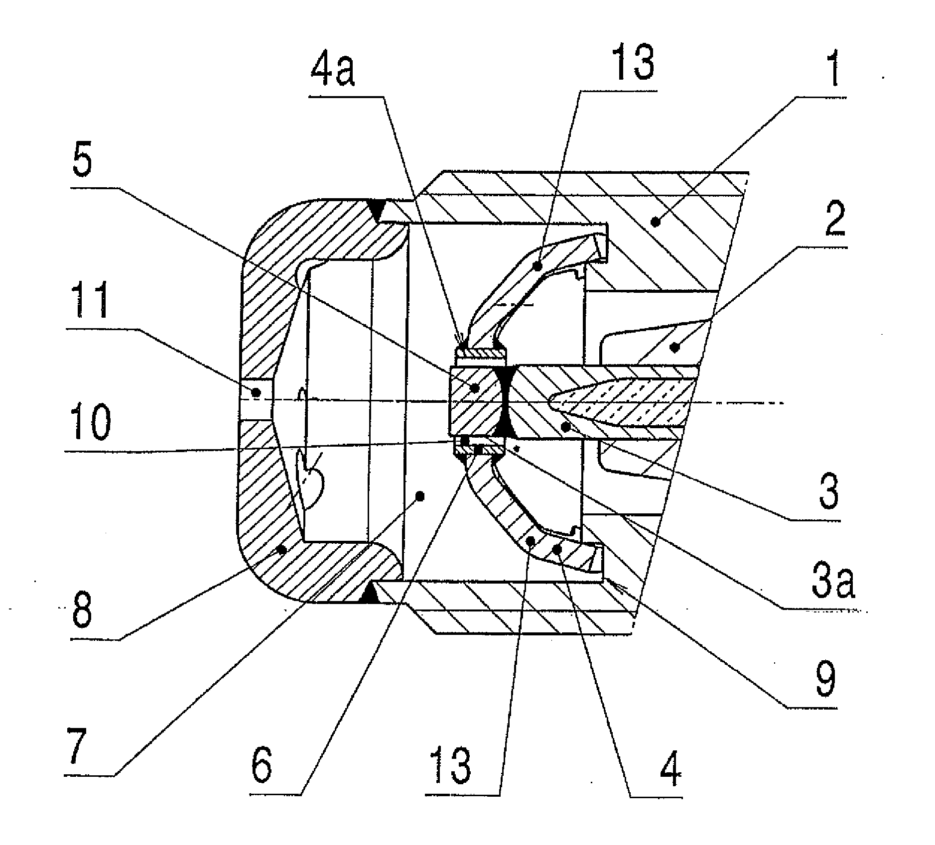 Spark Plug for a Gas-Operated Internal Combustion Engine